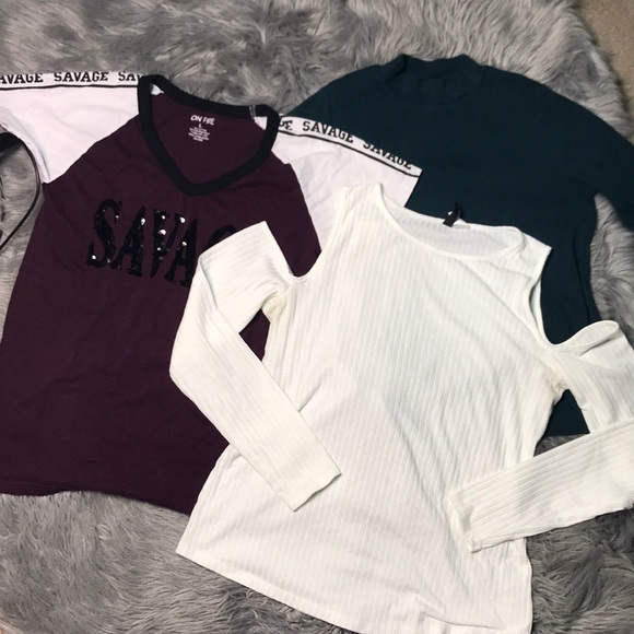 Uniqlo Tops - Size large women’s top lot bundle 3 shirts